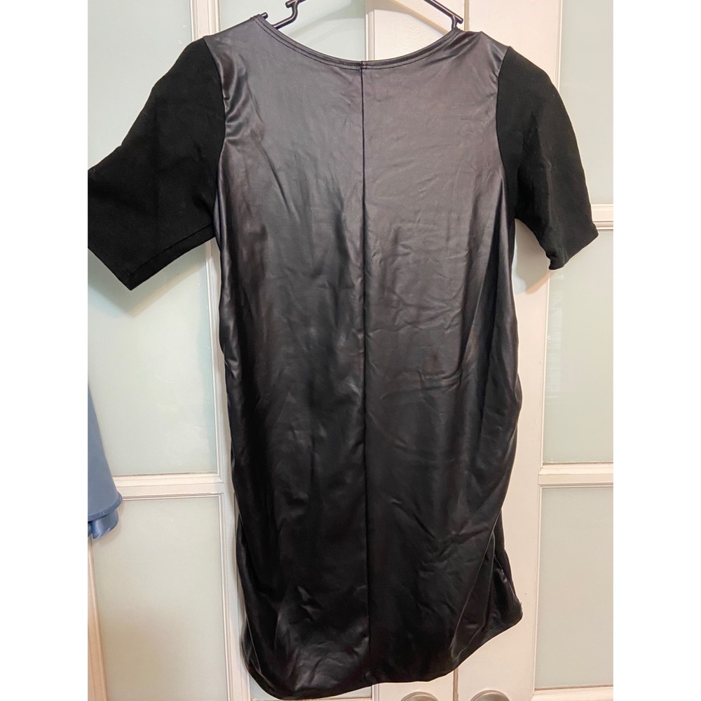 🌸 3 for $15 🌸 Faux Leather Black Dress